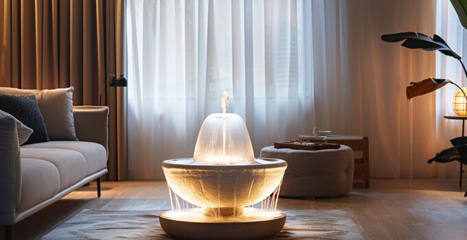 Le charme zen des fontaines intérieures pour une ambiance apaisante