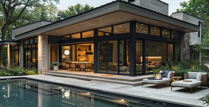 Idées de design pour un poolhouse élégant et fonctionnel