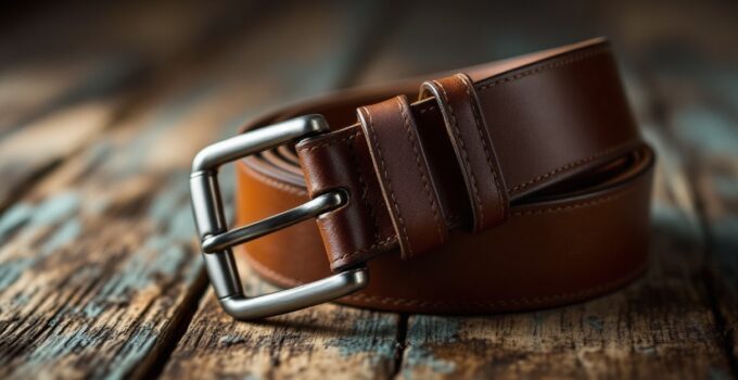 Ceinture cuir sans trou : l’élégance et le confort de la crémaillère