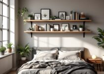 7 façons d’utiliser une étagère murale dans une chambre adulte