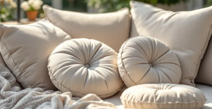 Conseils pour choisir des coussins ronds résistants à l’eau sans se tromper