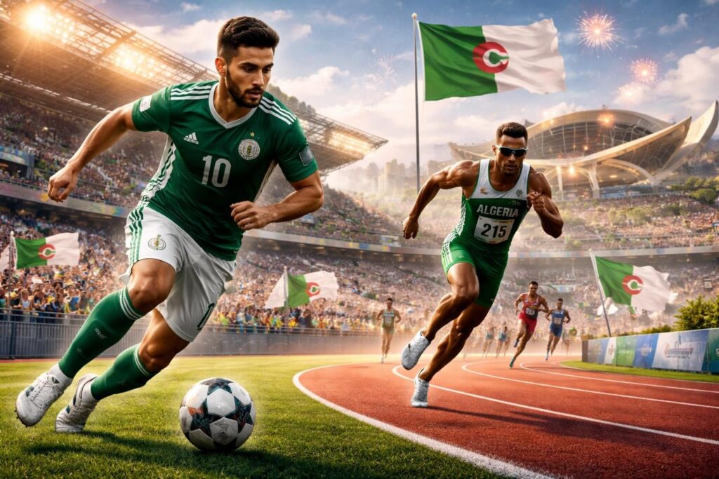 Actualités sport algérien avec football EN, athlétisme et Jeux Méditerranéens Oran championnats nationaux